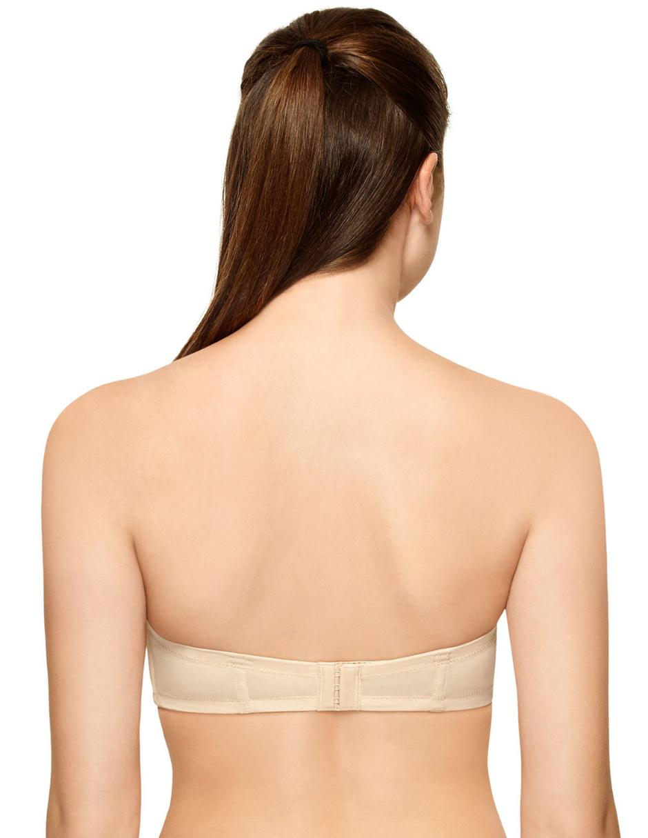 Brassiere strapless con copa para mujer 3