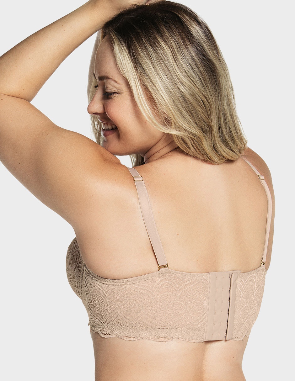 T-shirt bra copa balconette para mujer 4