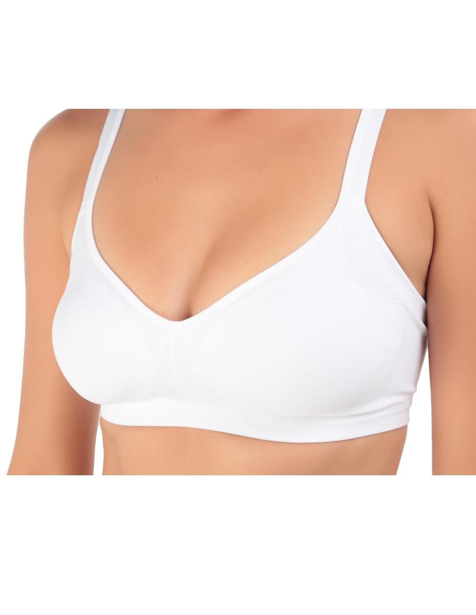 T-shirt bra con copa para mujer 4