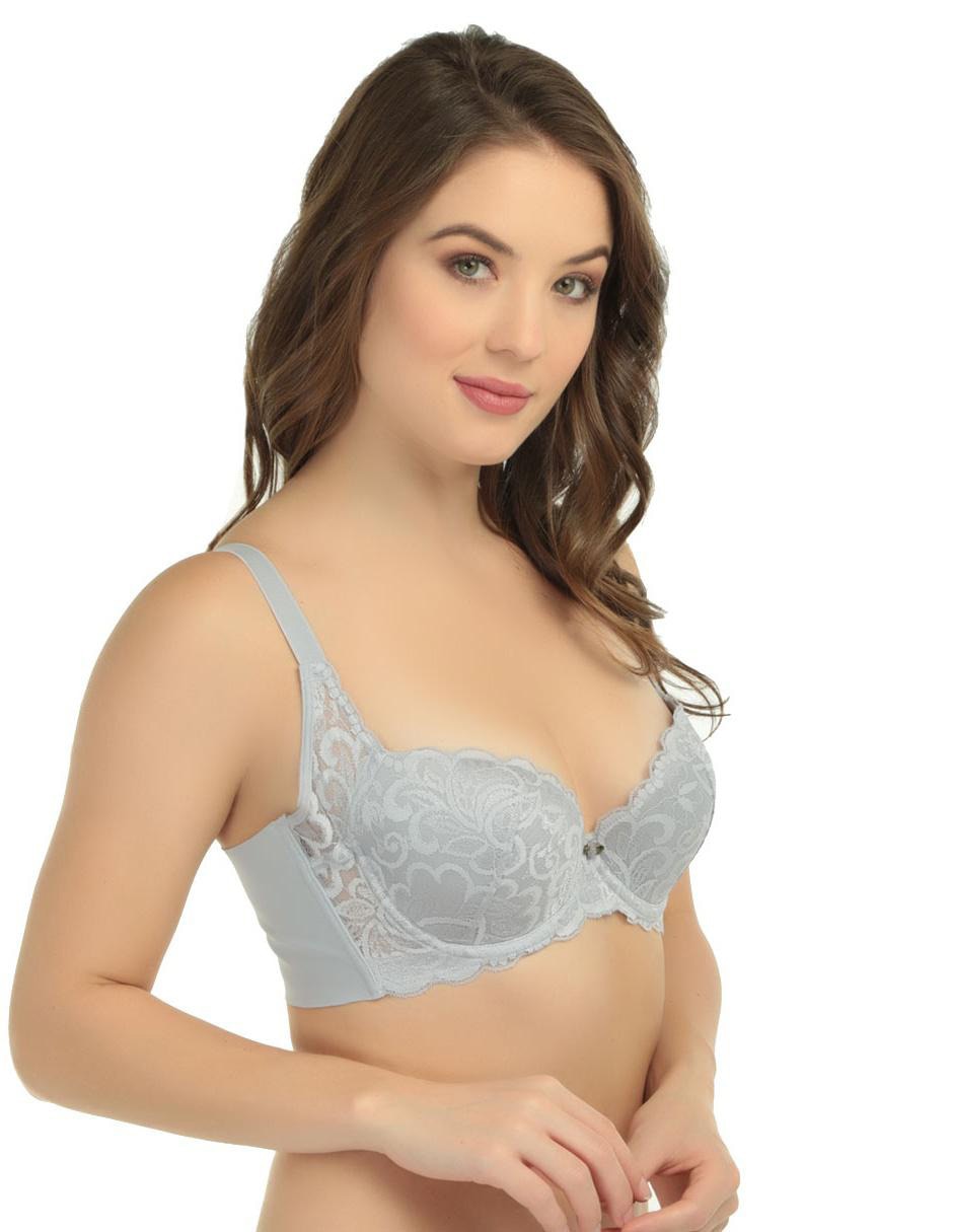 T-shirt bra con copa para mujer 2