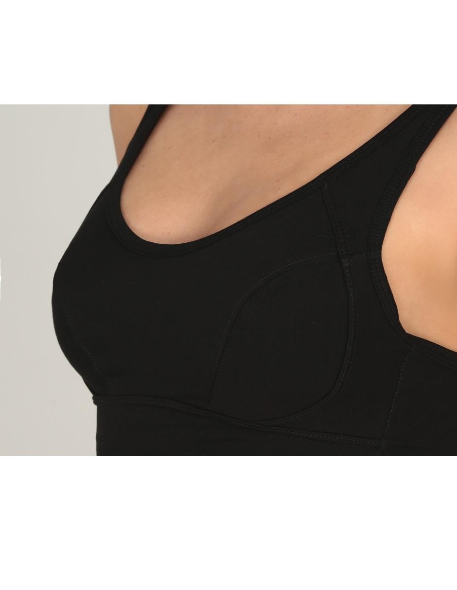 Top Oscar Hackman cuello redondo escote regular tirante ajustable