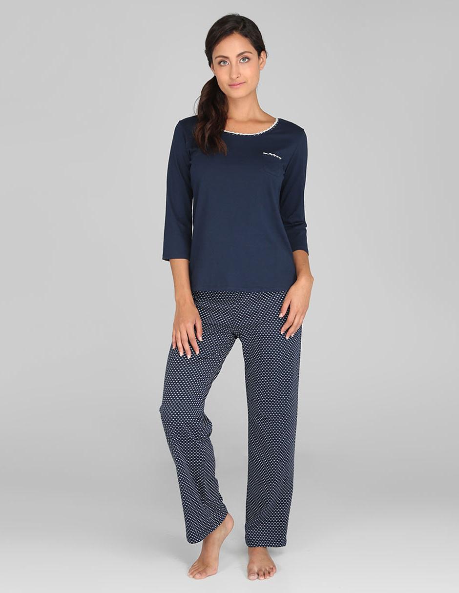 Conjunto pijama LIEB Basics azul marino en Liverpool