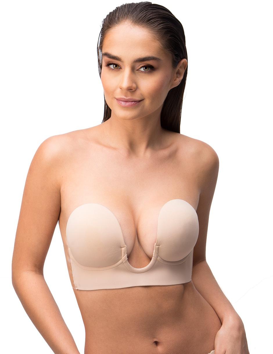 Brassiere strapless con copa para mujer 2
