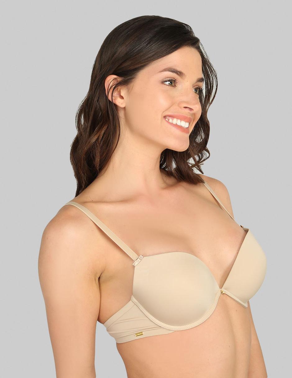 Brassiere plunge copa push up para mujer 2