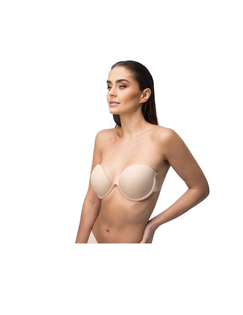 Brassiere strapless con copa para mujer 3
