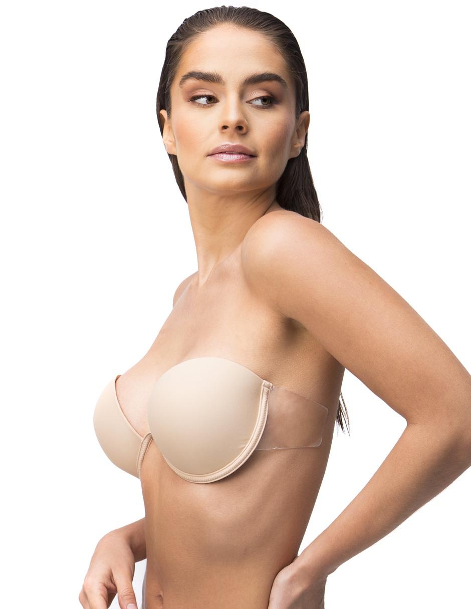 Brassiere strapless con copa para mujer 4