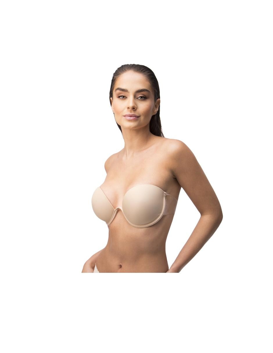 Brassiere strapless con copa para mujer 5
