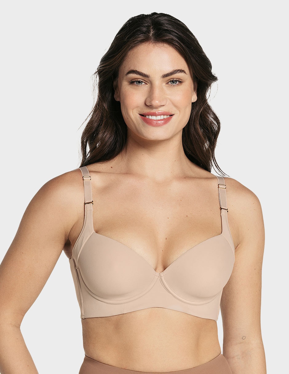 T-shirt bra copa preformada para mujer