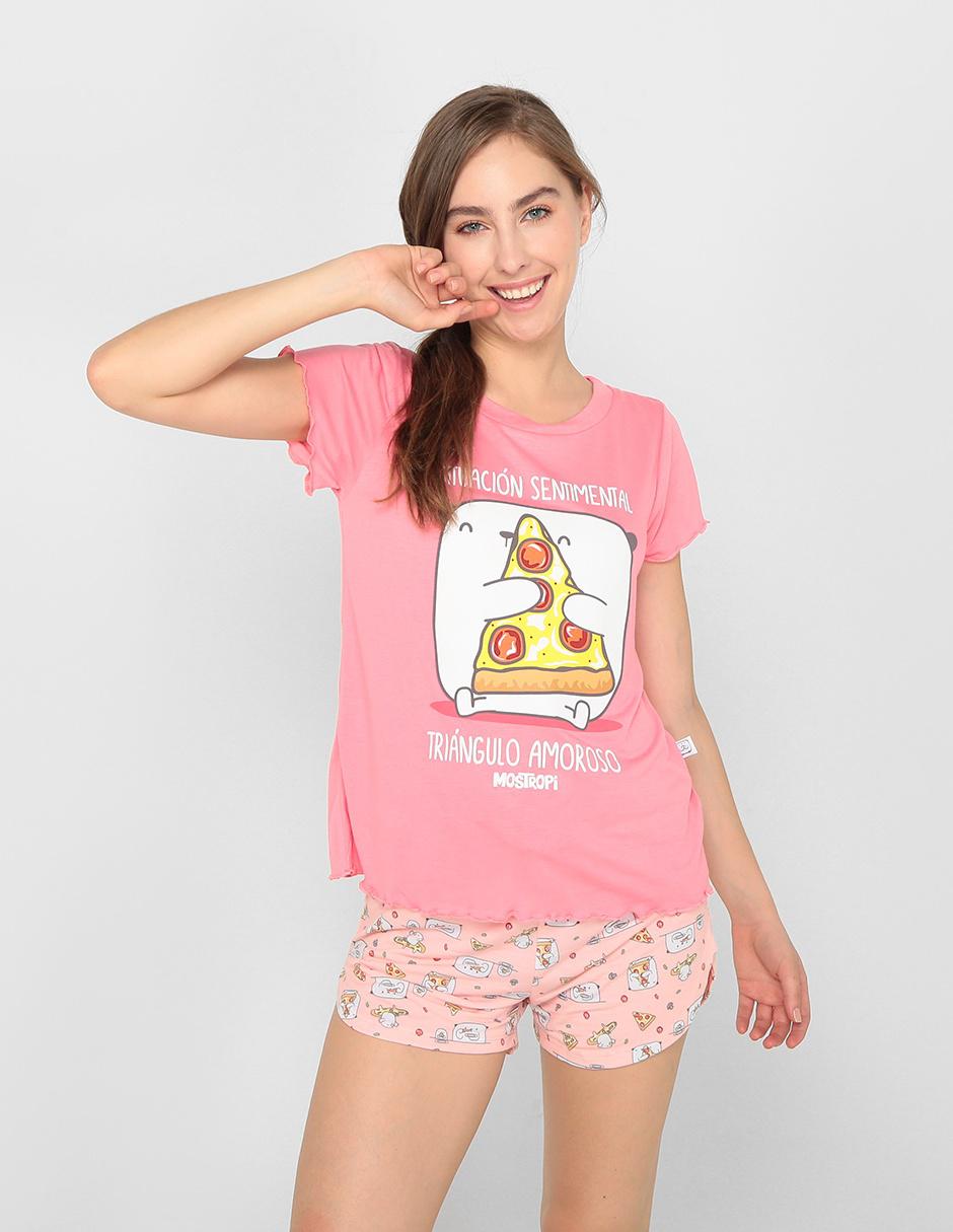 Conjunto pijama Mostropi rosa estampado en Liverpool