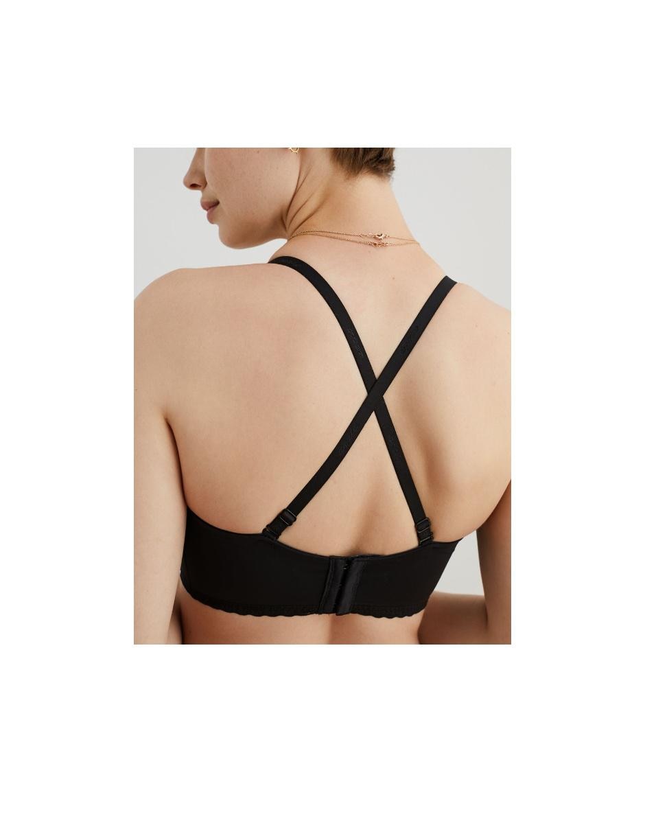 Brassiere strapless copa push up para mujer 8