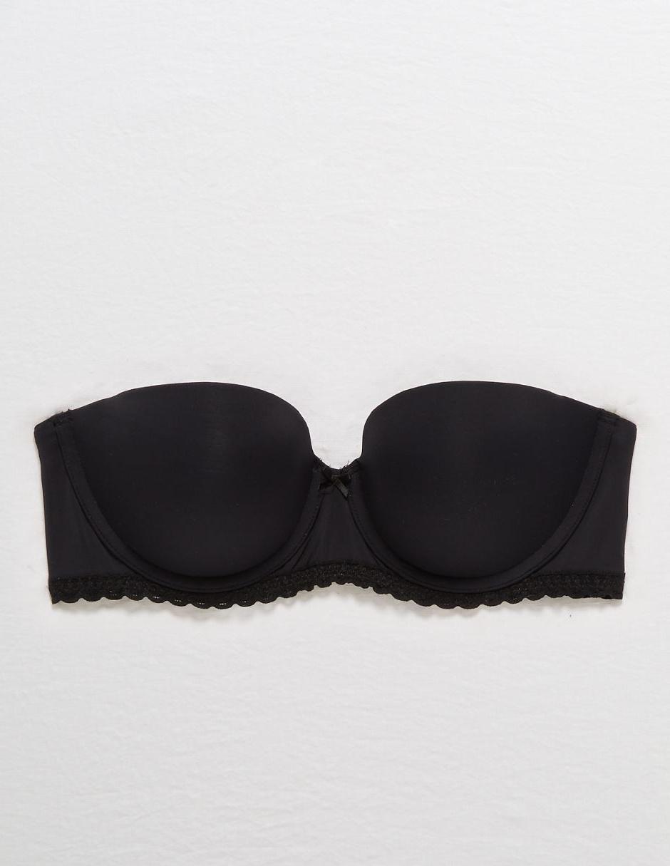 Brassiere strapless copa push up para mujer 9