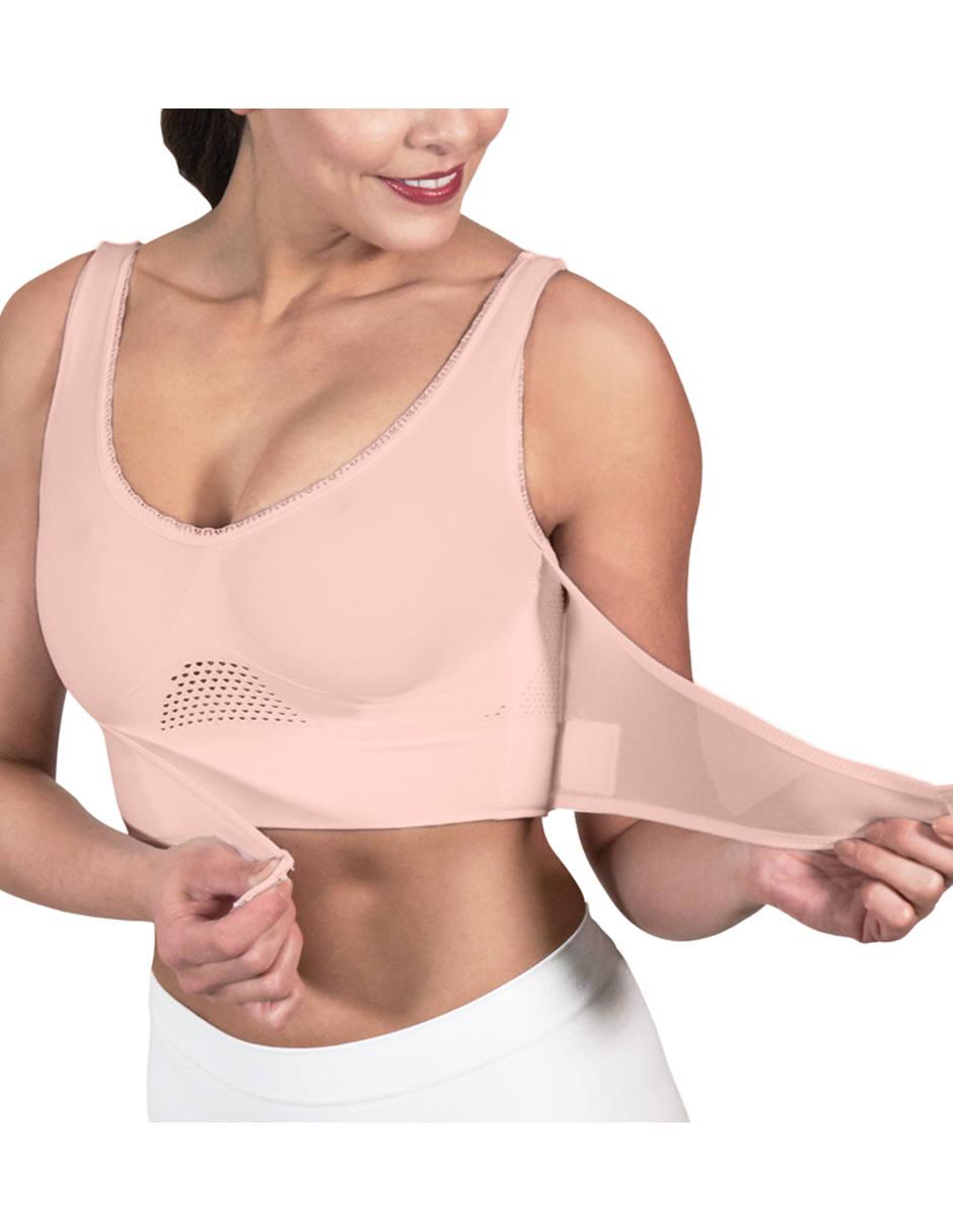 Set brassiere peto medio copa push up para mujer 2