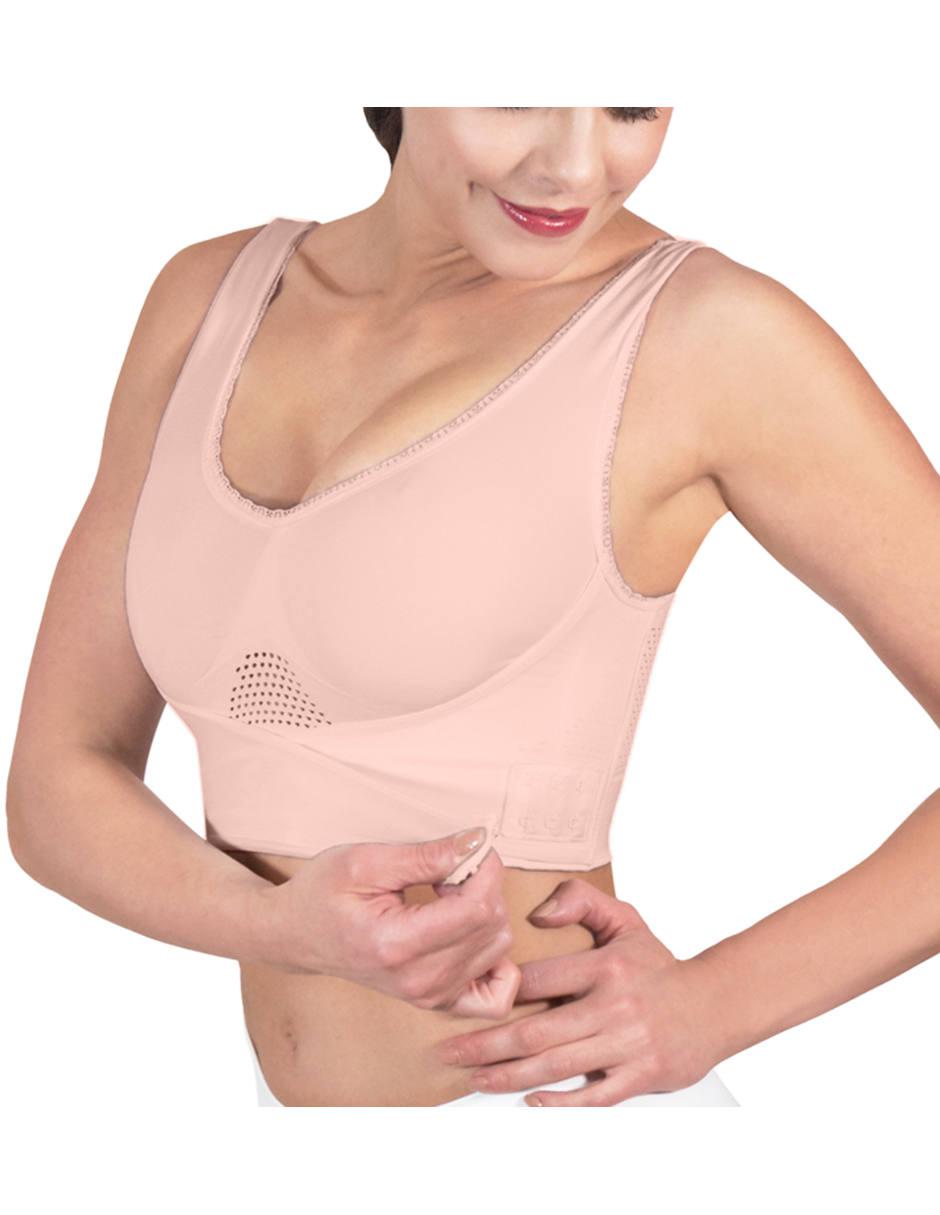Set brassiere peto medio copa push up para mujer 3