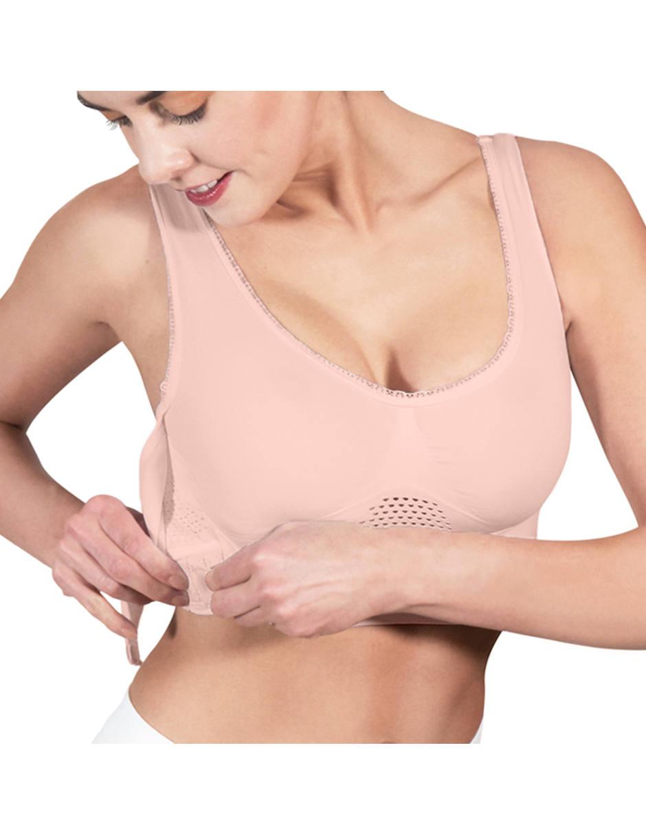 Set brassiere peto medio copa push up para mujer 6