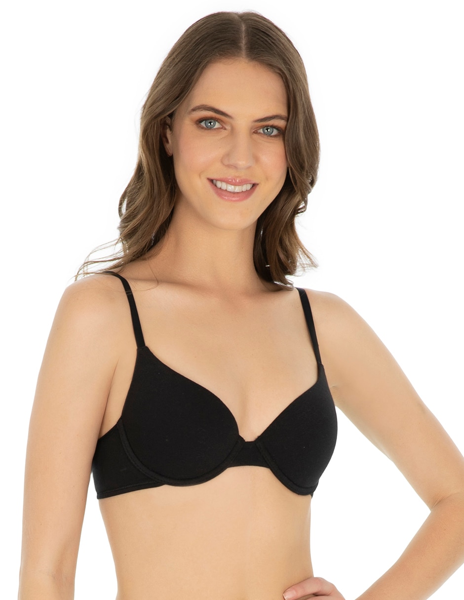 T-shirt bra con copa para mujer 8