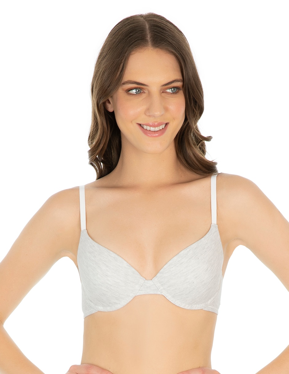 T-shirt bra con copa para mujer 2