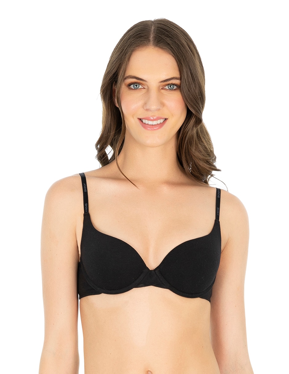 T-shirt bra con copa para mujer