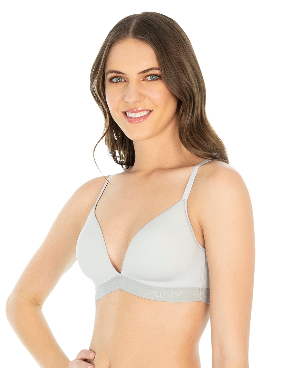 T-shirt bra con copa para mujer 3