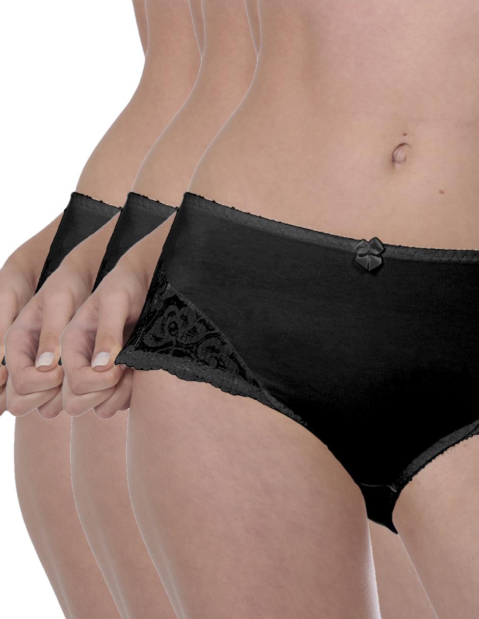 Set de panty Oscar Hackman clásica con encaje