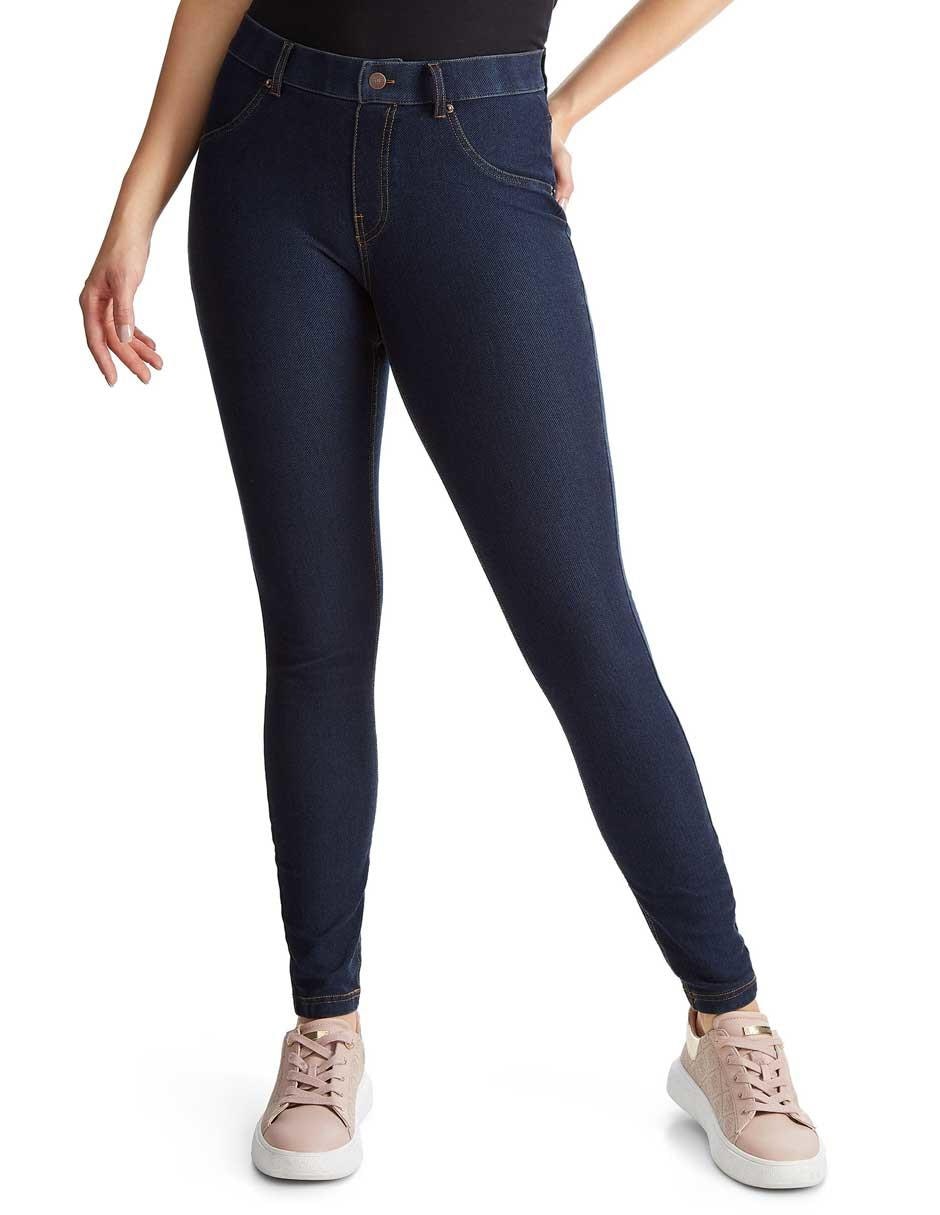 Legging a la cintura con botón para mujer Legging a la cintura con botón para mujer