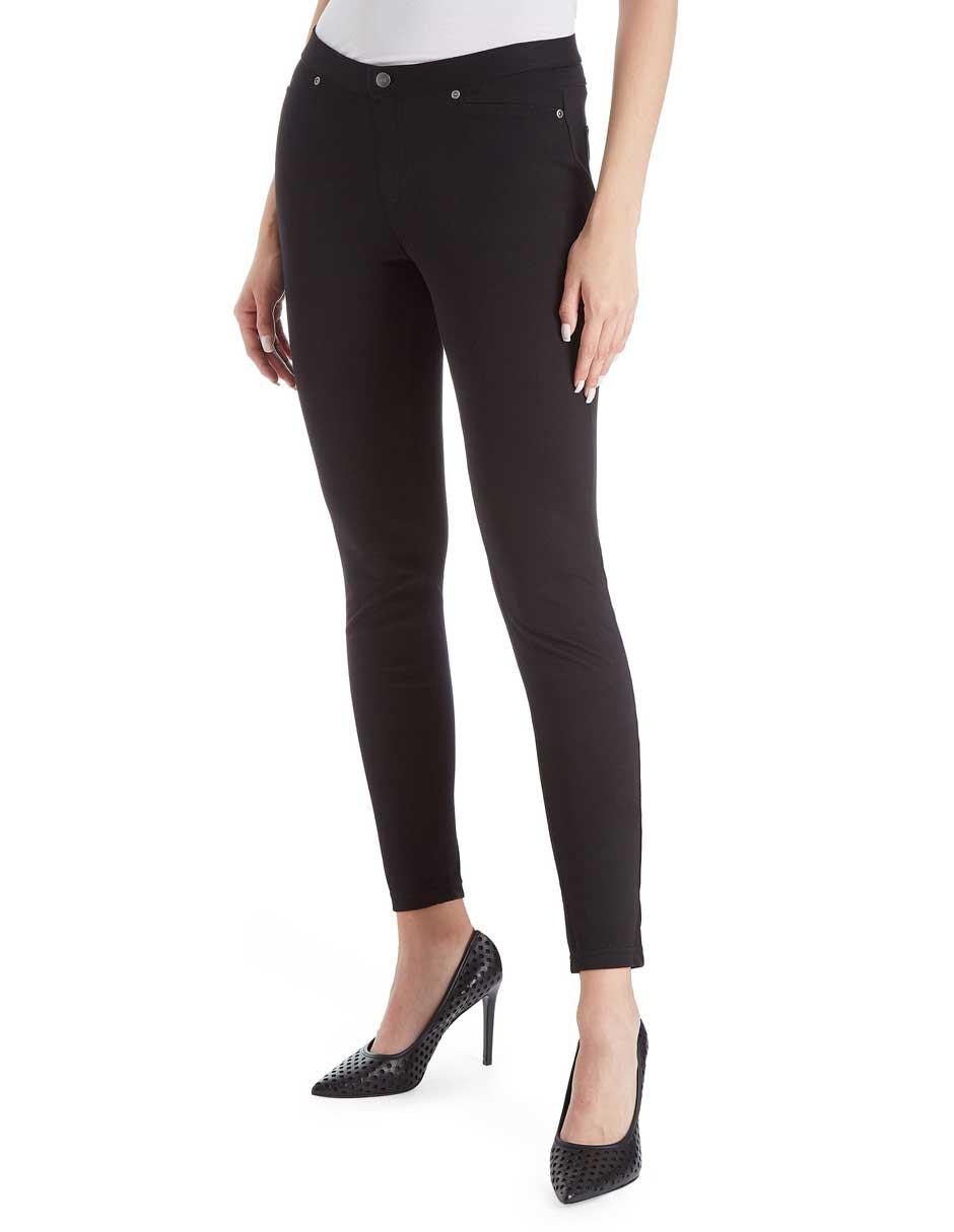 Legging a la cintura con botón para mujer