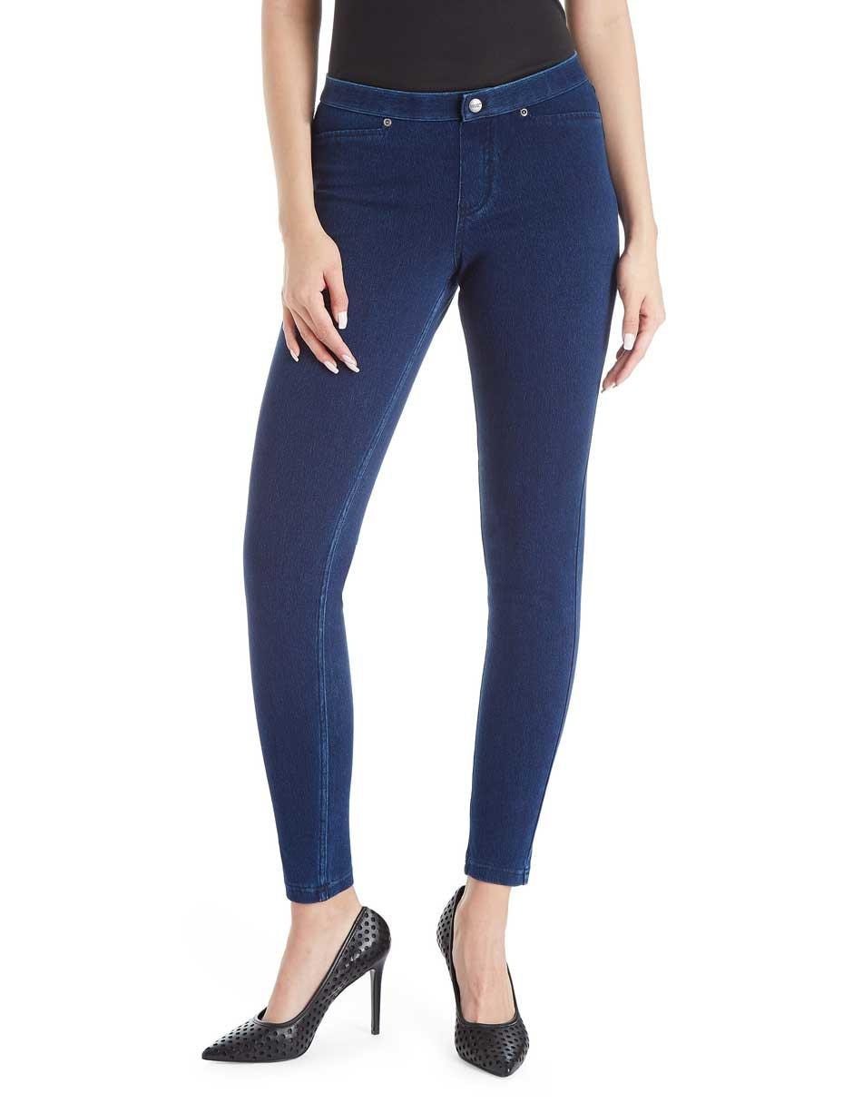 Legging a la cintura con botón para mujer
