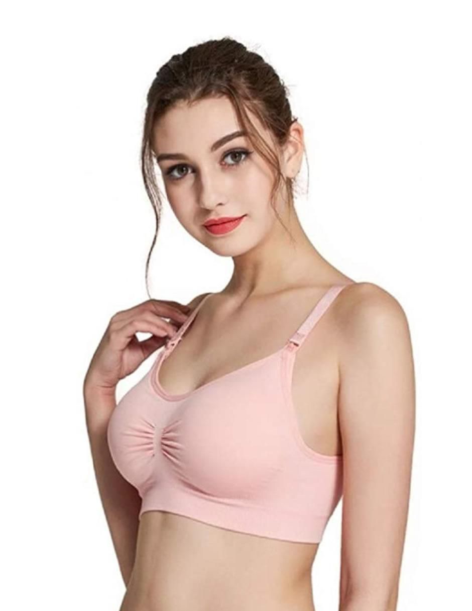 Set brassiere demi copa removible lactancia para mujer 3