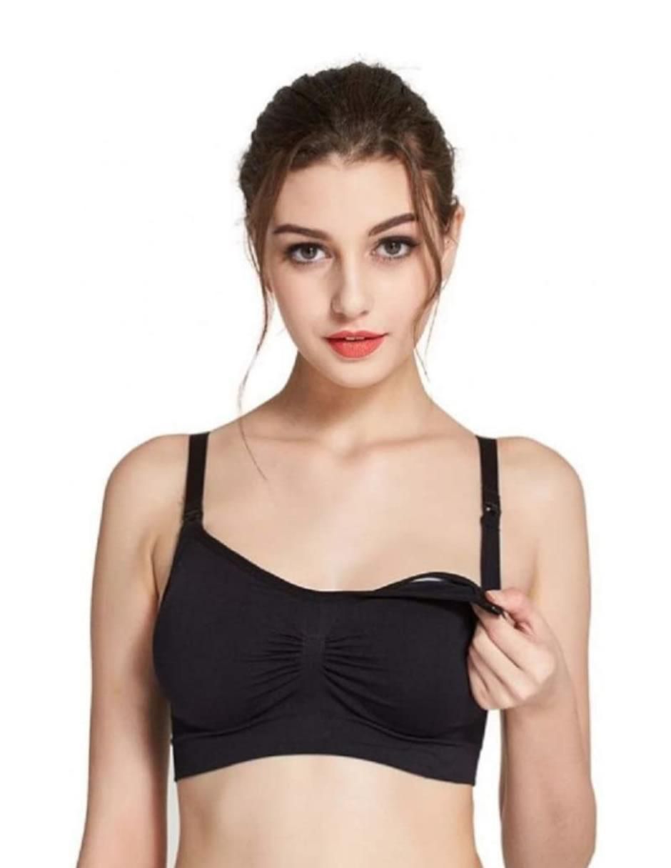 Set brassiere demi copa removible lactancia para mujer 4