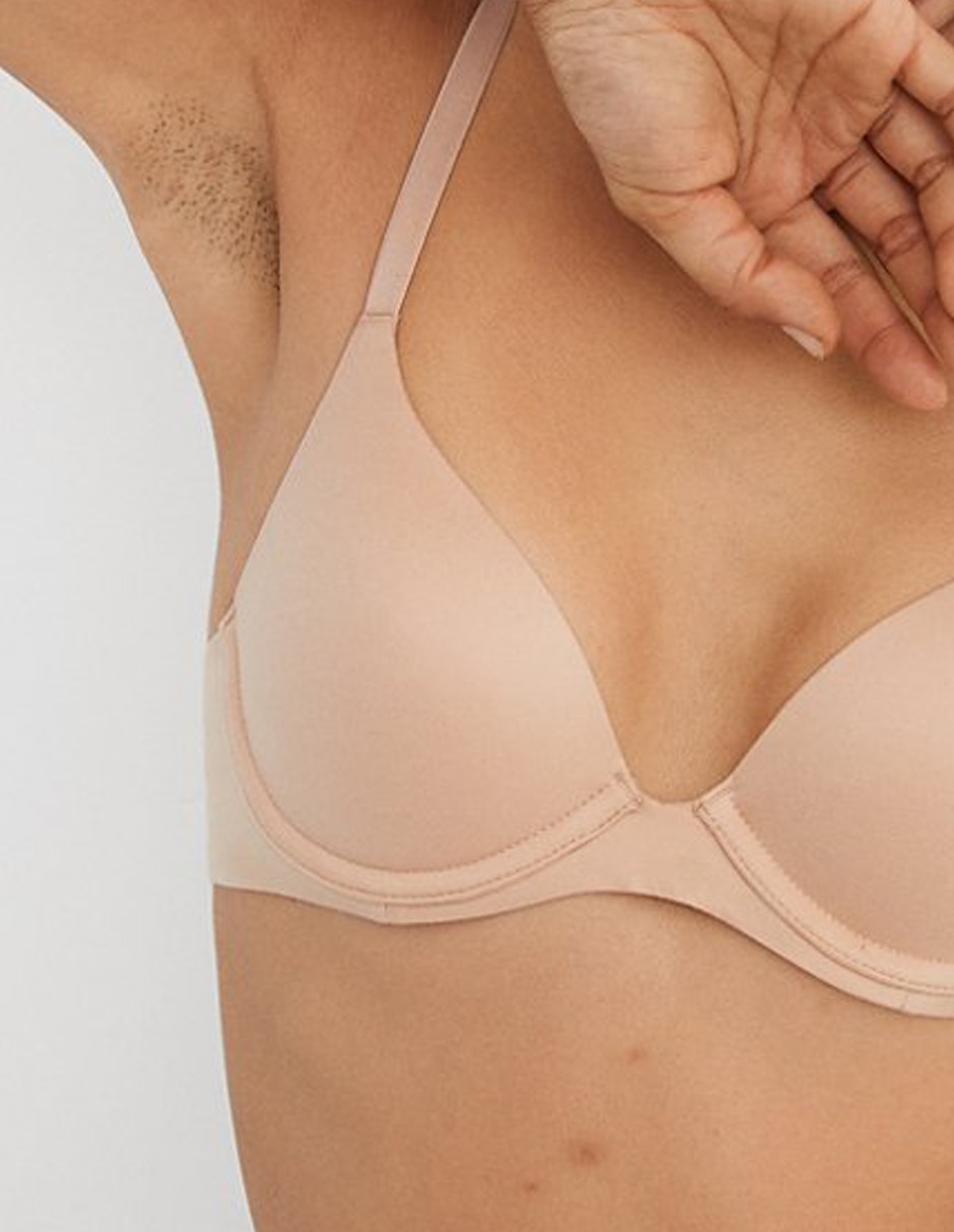 T-shirt bra con copa para mujer 3