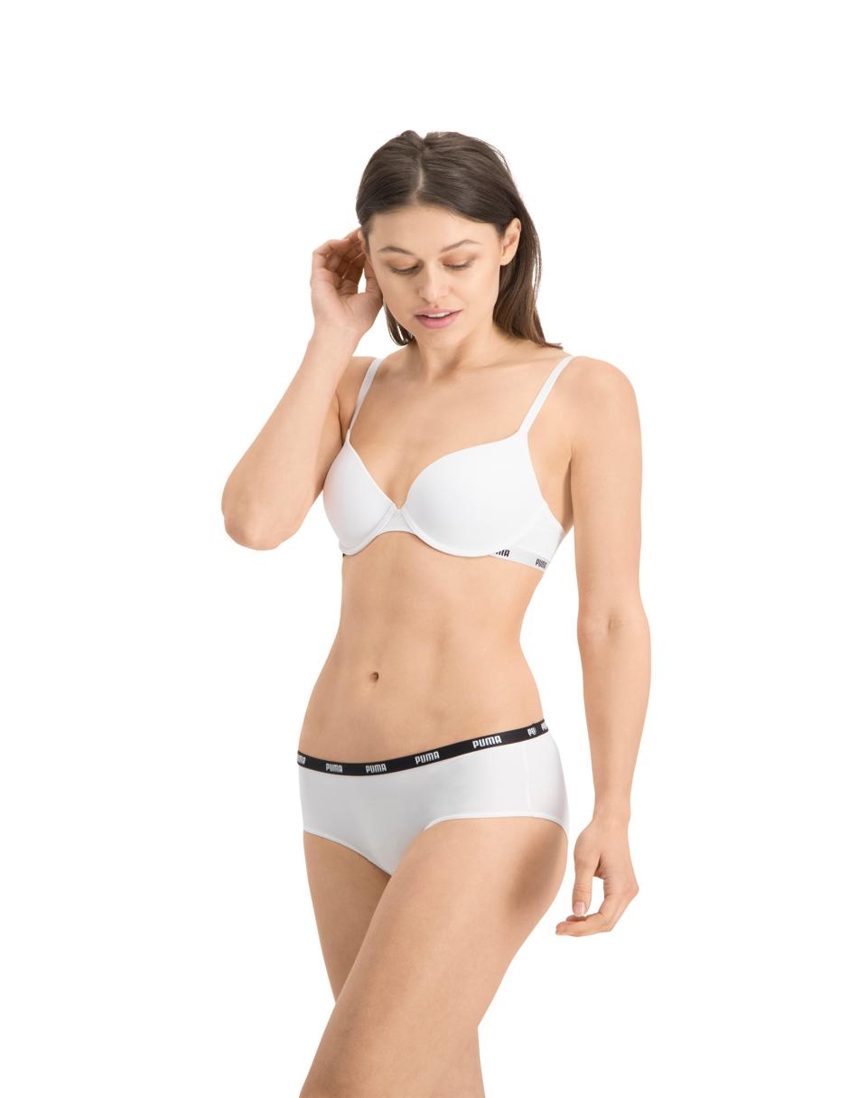 T-shirt bra con copa para mujer 2