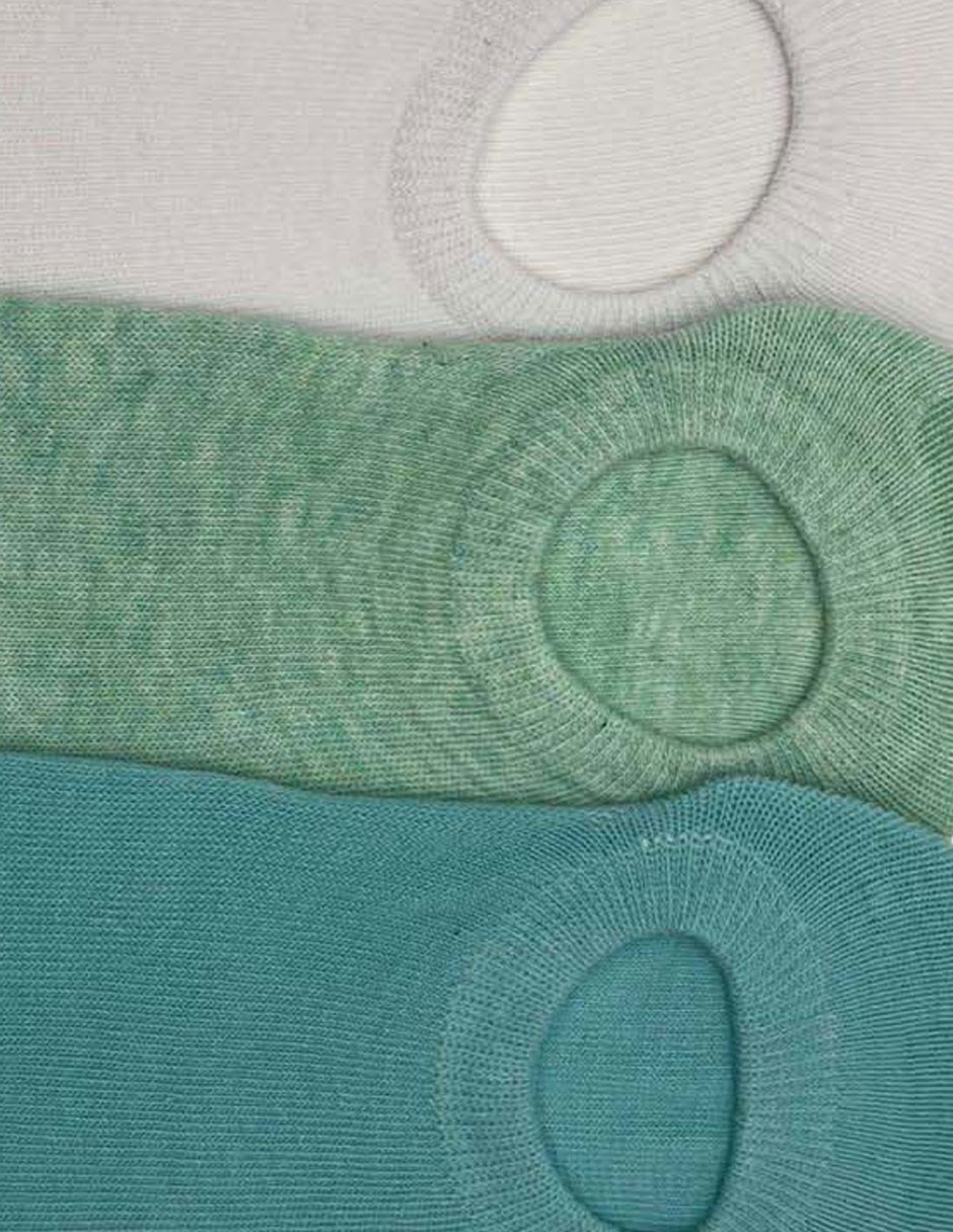 Set protector de pie de algodón para mujer 3 pares 2