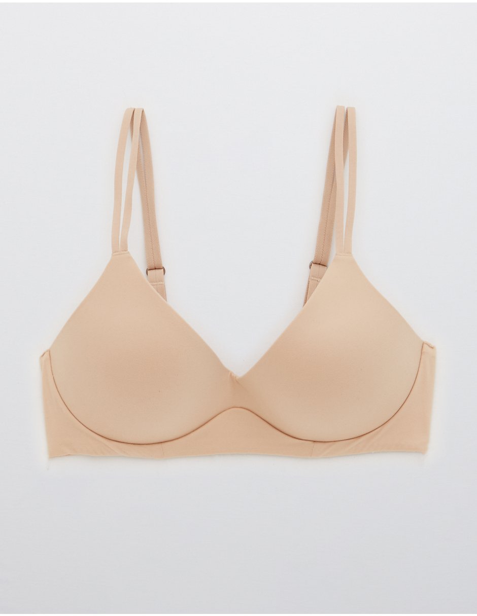 T-shirt bra con copa para mujer 4