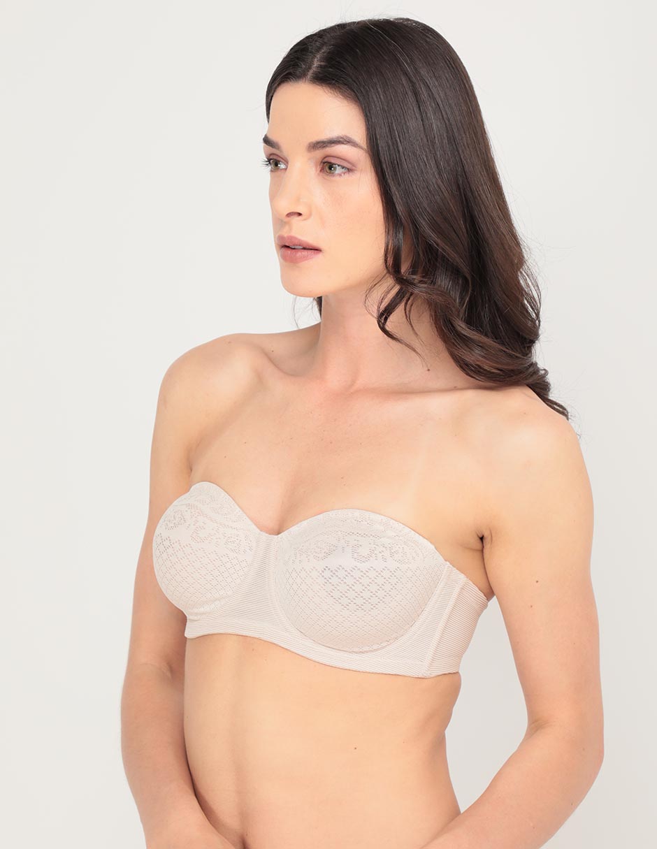 STRAPLESS WACOAL 854310-B, 40DD, BEIGE