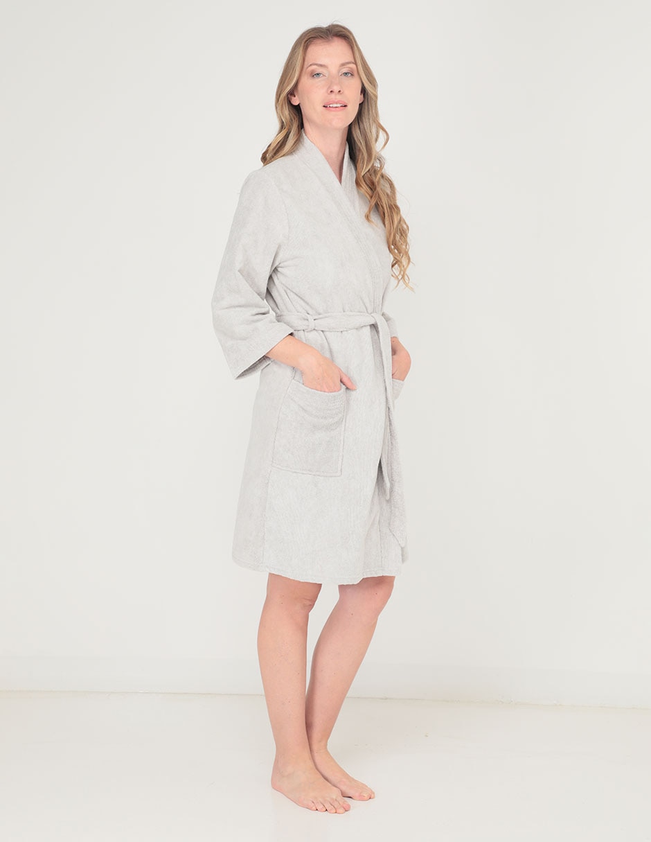 BATA DE BAÑO PARISINAS 23250, XG, GRIS