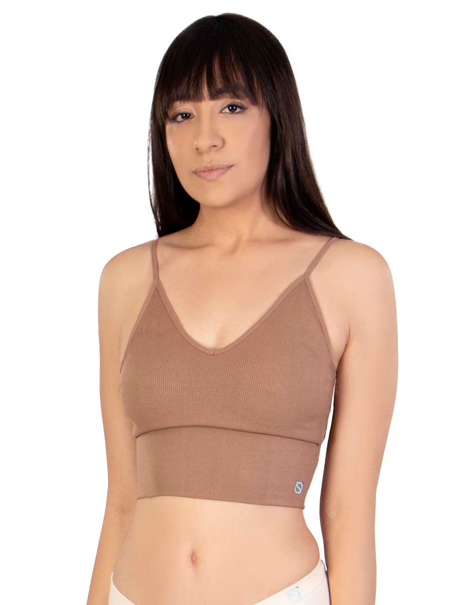 Top cuello V tirante clásico