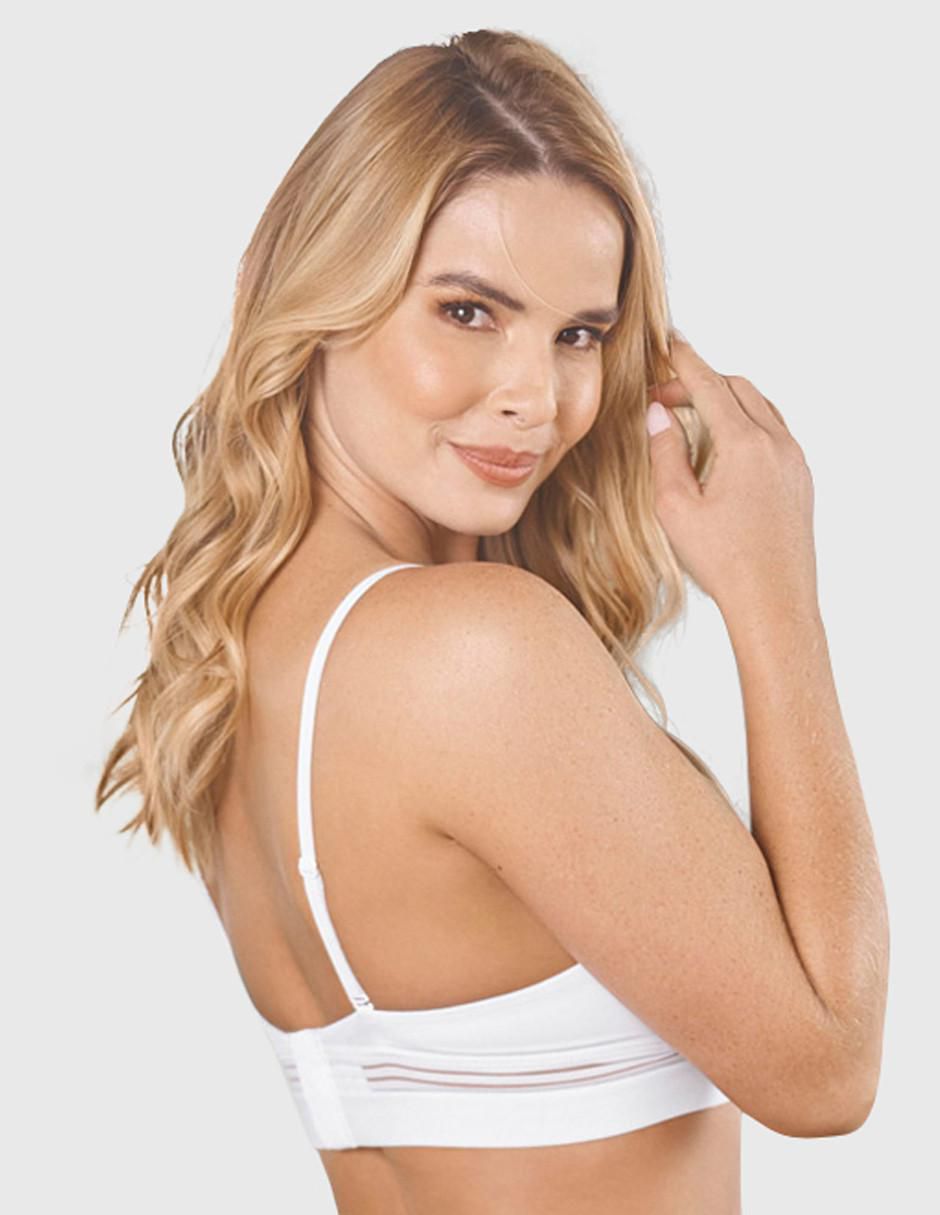 Brassiere demi copa preformada para mujer 3