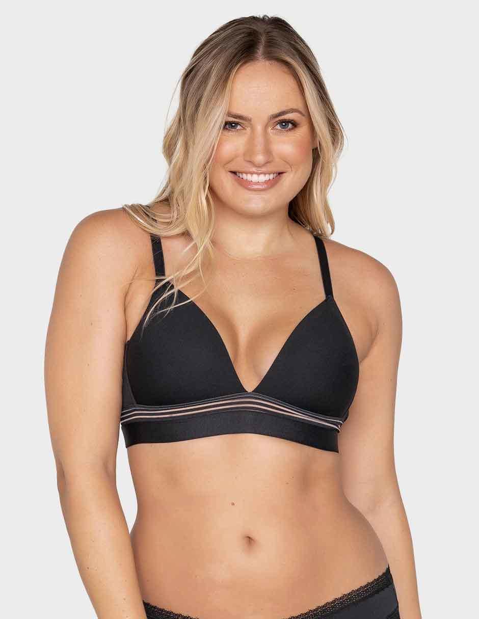 Brassiere demi copa preformada para mujer Brassiere demi copa preformada para mujer
