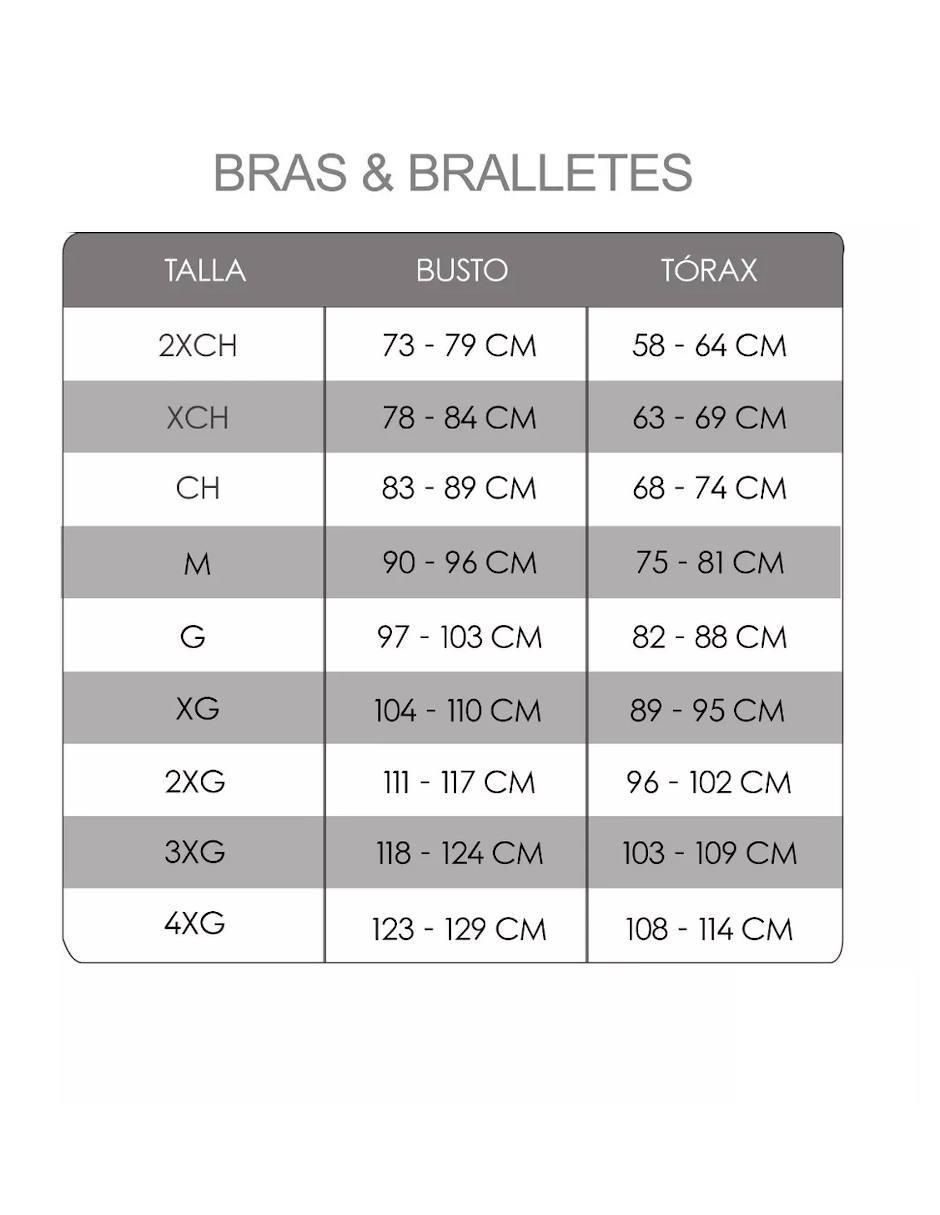 Brassiere peto medio copa preformada para mujer 5