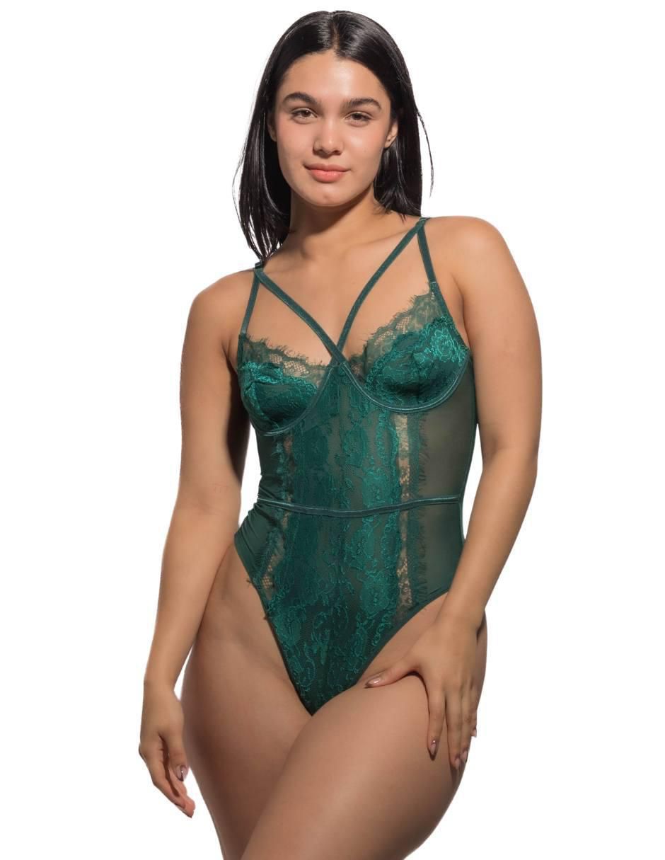 Body cuello V para mujer