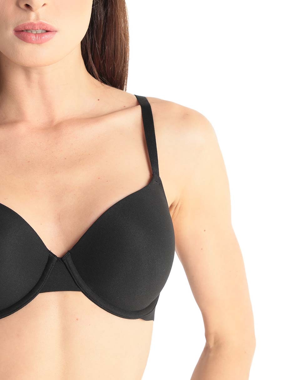 T-shirt bra con copa para mujer 4