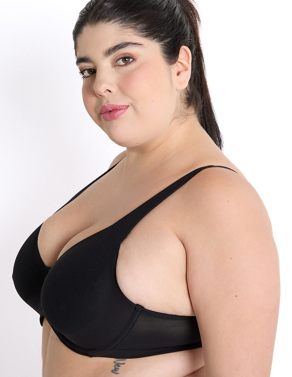 T-shirt bra con copa para mujer 2