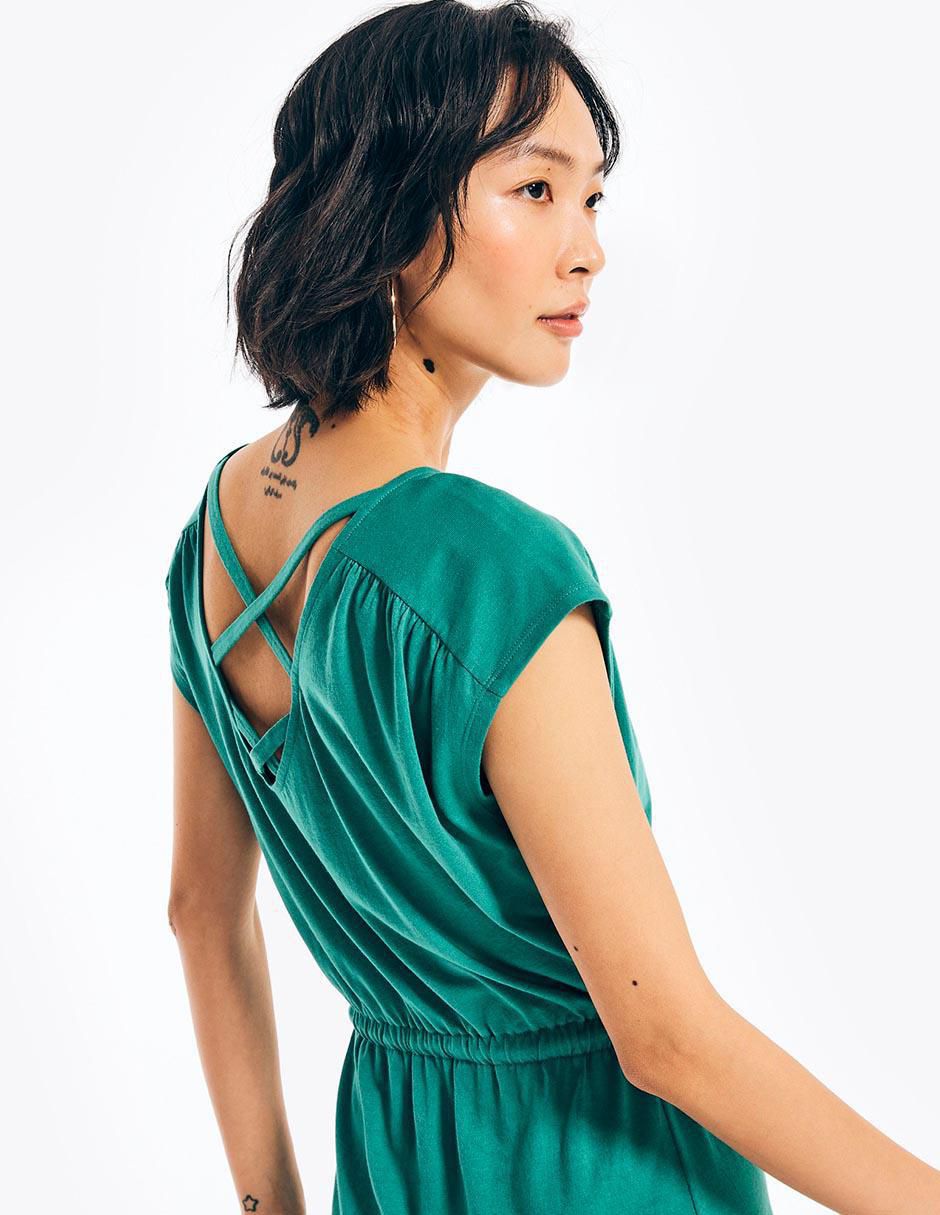 Vestido a la rodilla casual para mujer