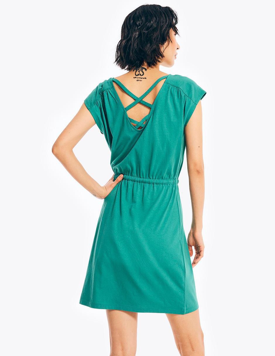Vestido a la rodilla casual para mujer