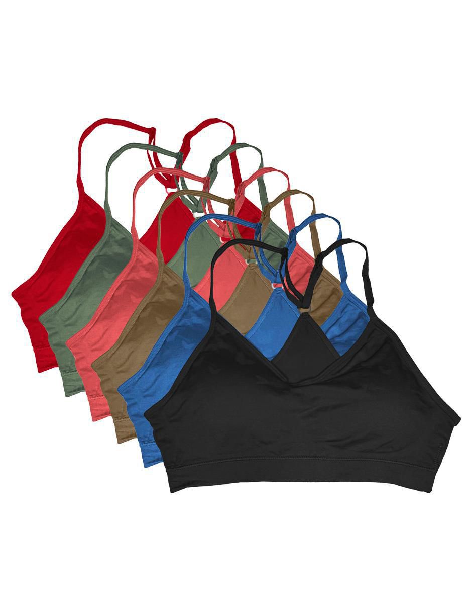 Top cuello V tirante delgado 4