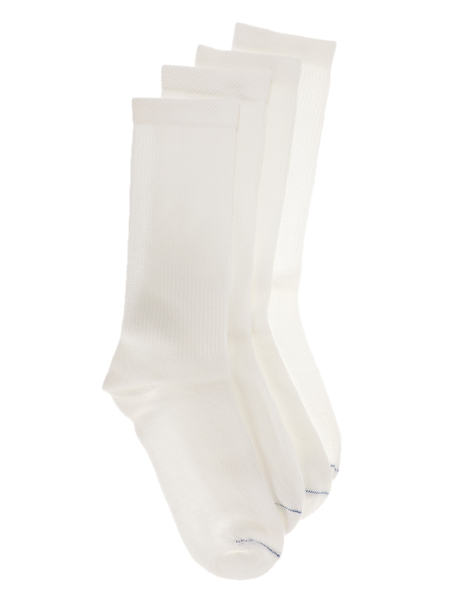 Set de calceta compresión de algodón para mujer 4 pares