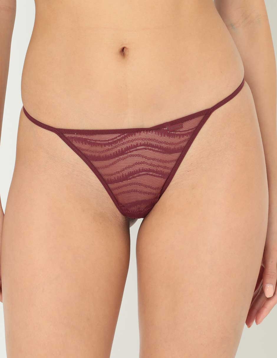 Tanga Calvin Klein de algodón para mujer