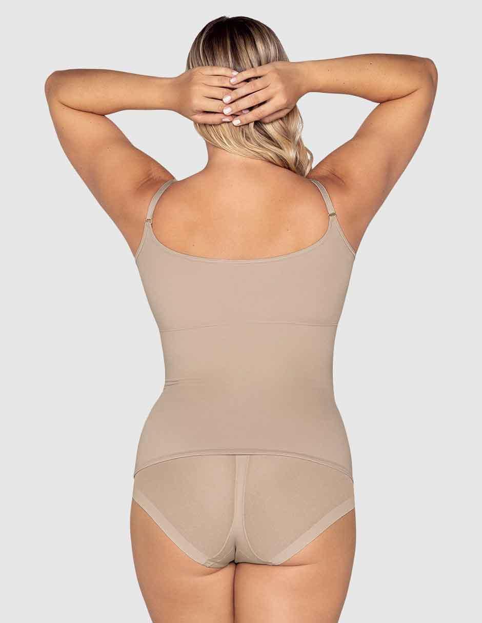 "camiseta" leonisa "cuello" simulado "manga" sin manga "de" poliéster
