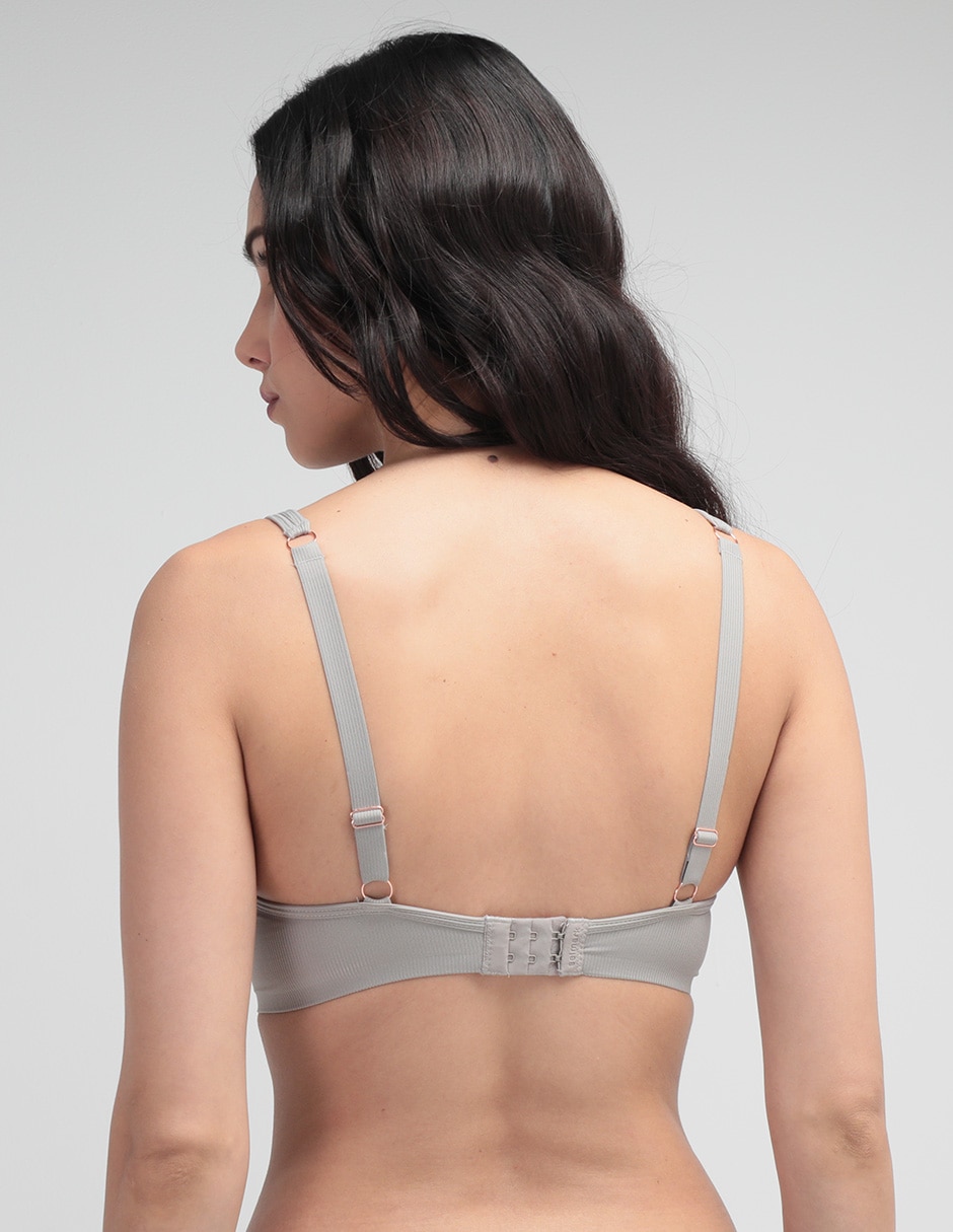 Brassiere demi copa preformada para mujer 3
