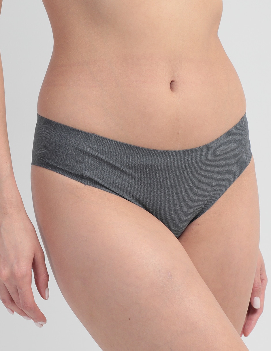 PANTY BRASILEÑA SELMARK 10604, M, GRIS