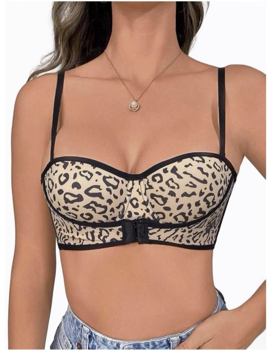 Brassiere strapless media copa para mujer Brassiere strapless media copa para mujer